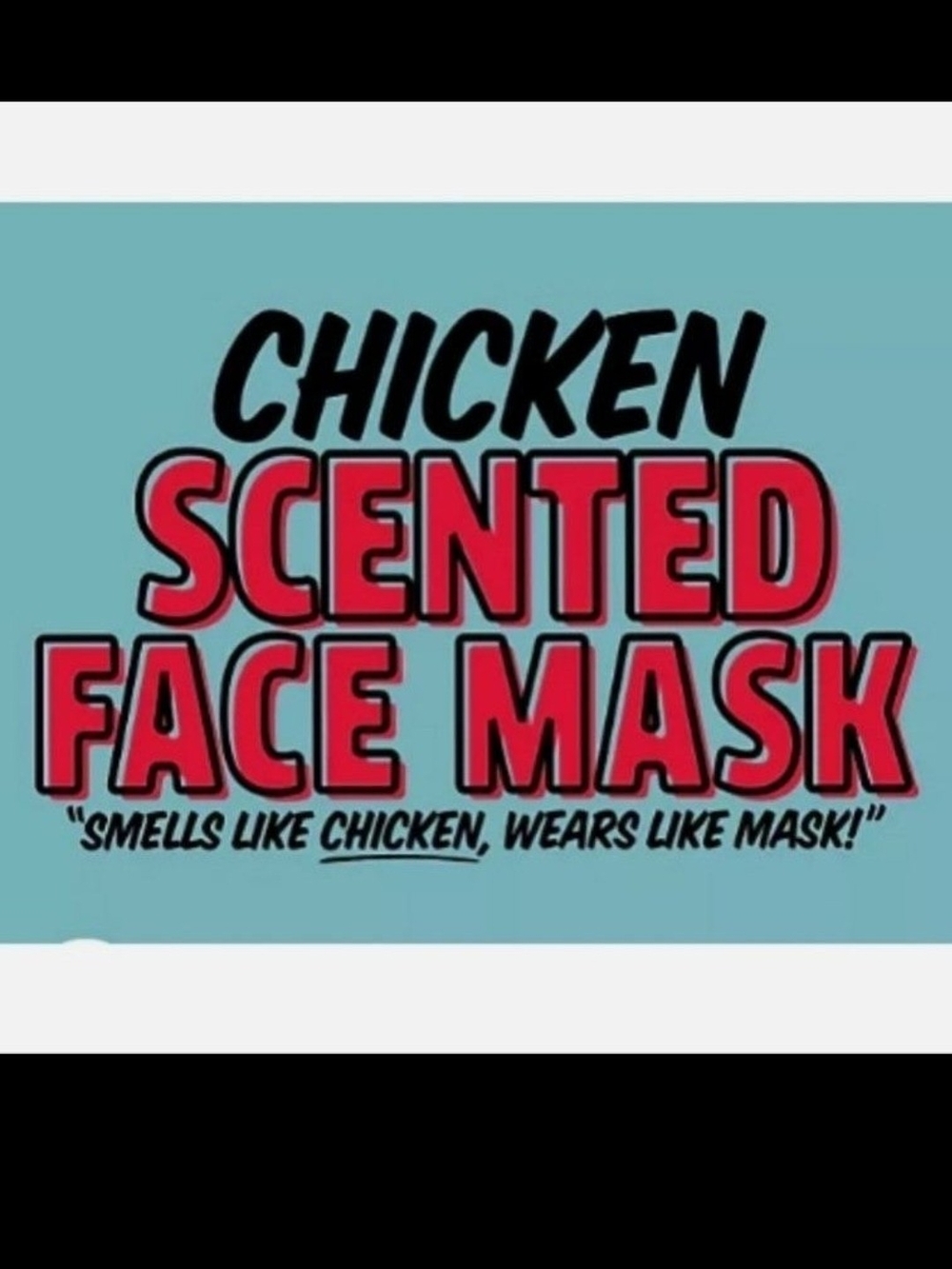 Jack in the Box Chicken Scented FaceMask NWT (2)